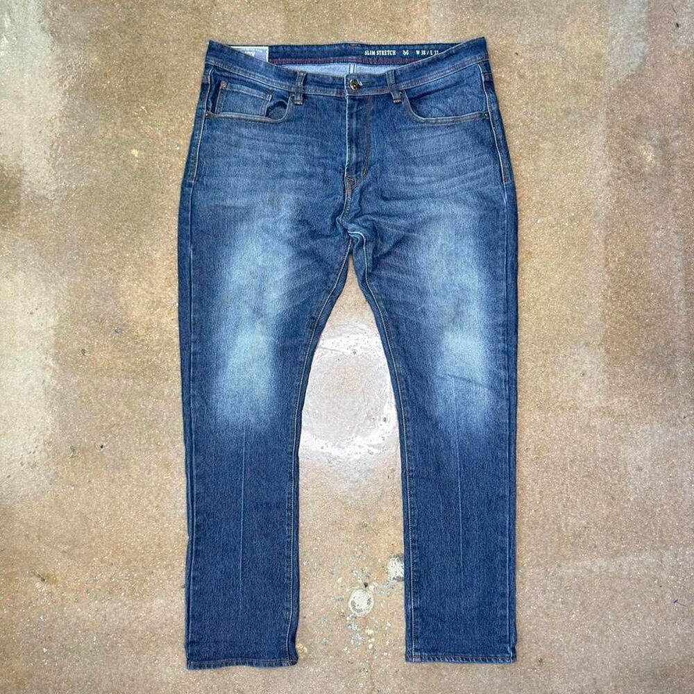 MBX Men's Blue and Navy Jeans